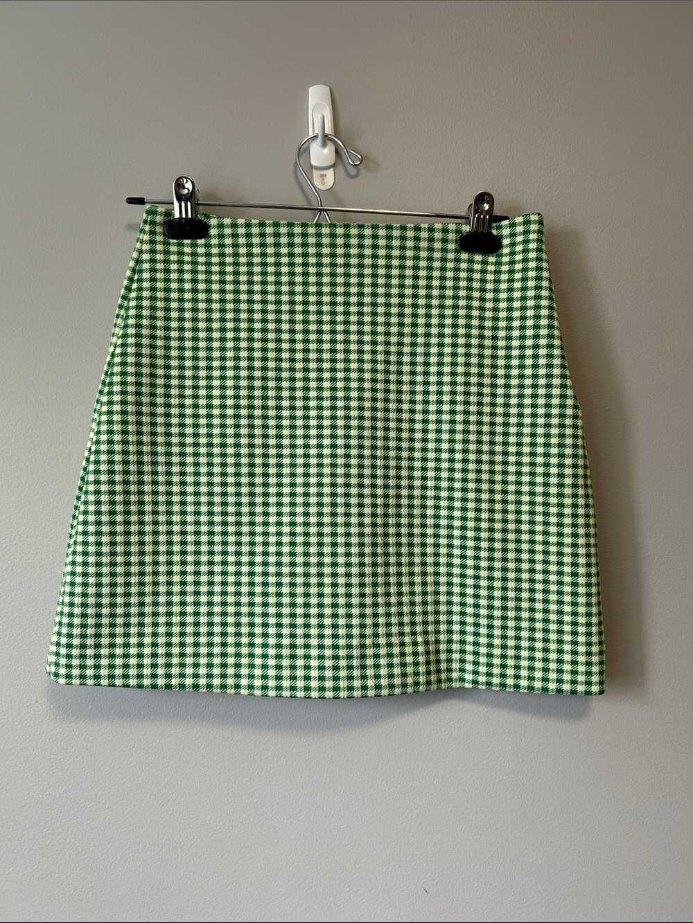 Reserved Checkered Gingham Mini Skirt
